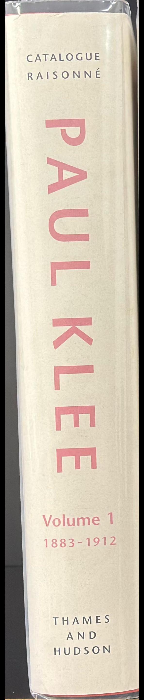 Paul Klee catalogue raisonne : volume 1, 1883-1912 spine