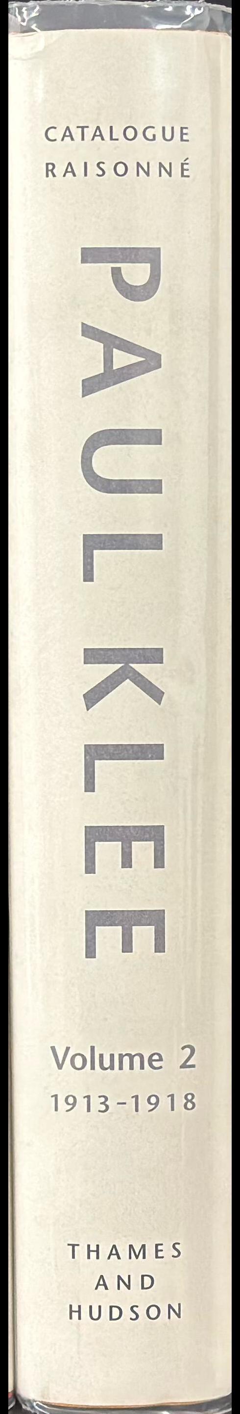 Paul Klee catalogue raisonne : volume 2, 1913-1918 spine