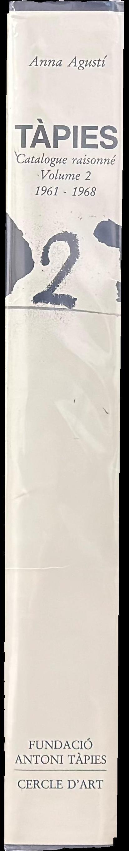 Tàpies : catalogue raisonné : volume 2, 1961-1968 spine