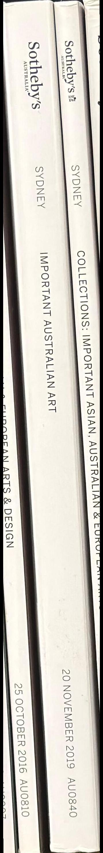 Important Australian art : auction in Sydney, 20 November 2019 spine