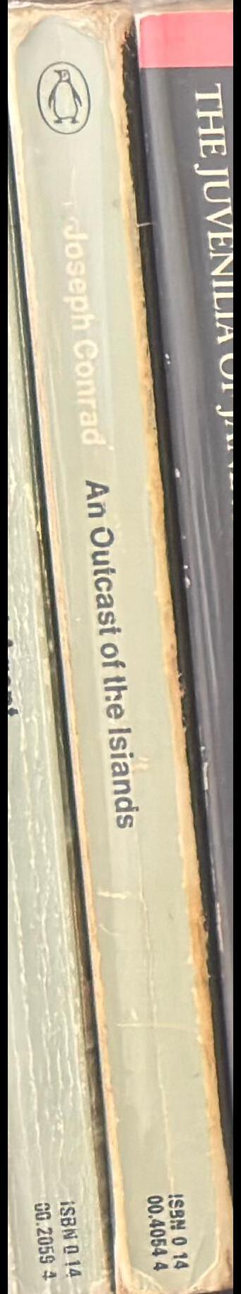 An outcast of the islands spine