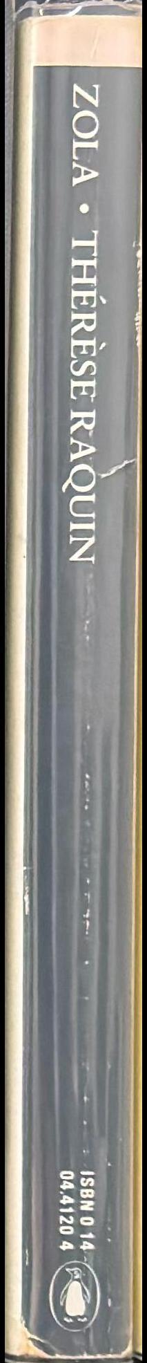Thérèse Raquin spine