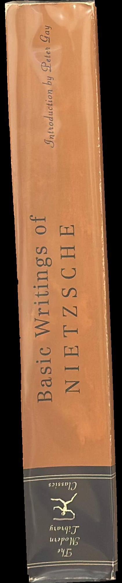 Basic writings of Nietzsche spine