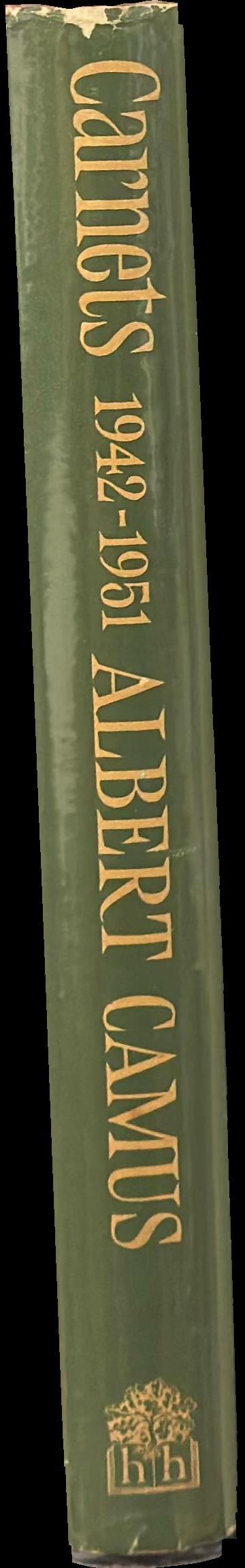 Carnets 1942-1951 spine