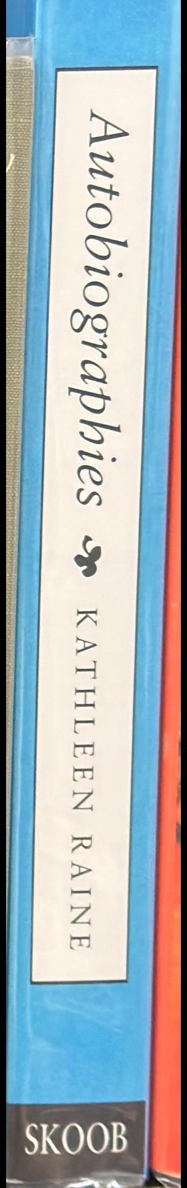 Autobiographies spine