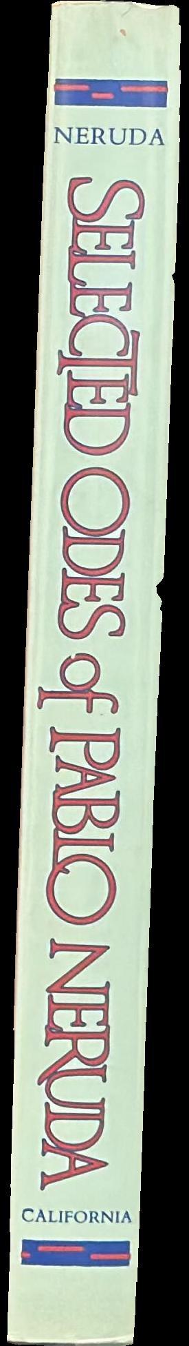 Selected odes of Pablo Neruda spine