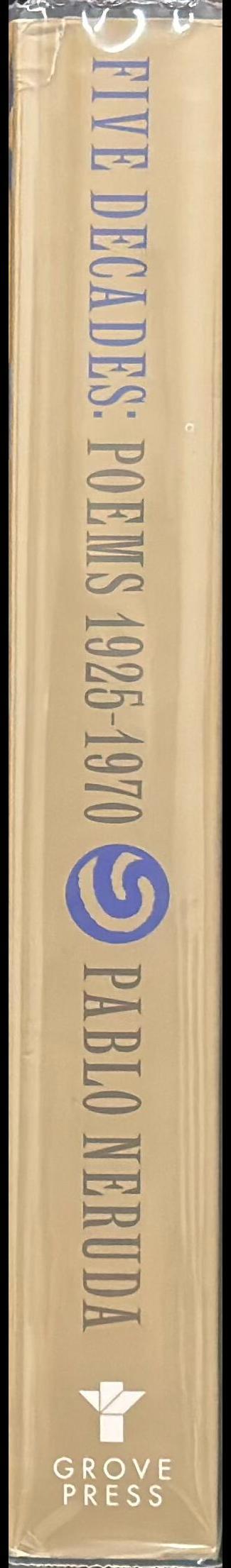 Five decades : a selection (poems 1925-1970) spine