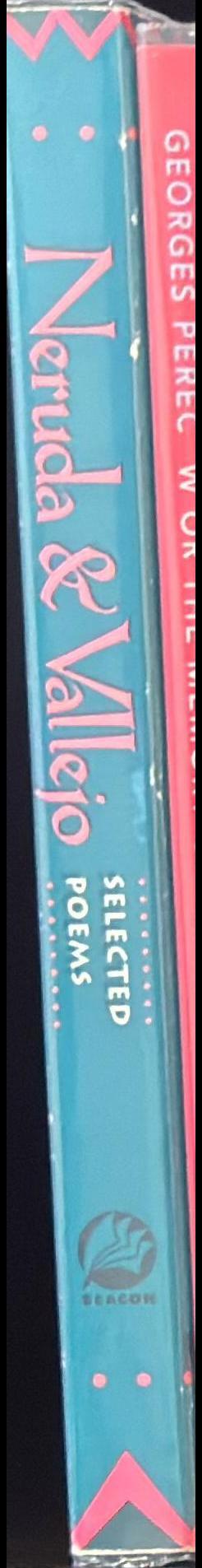 Neruda and Vallejo : selected poems spine