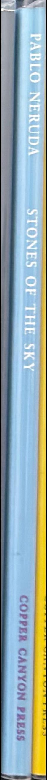 Stones of the sky spine