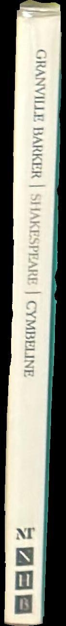 Granville Barker's prefaces to Shakespeare : Cymbeline spine