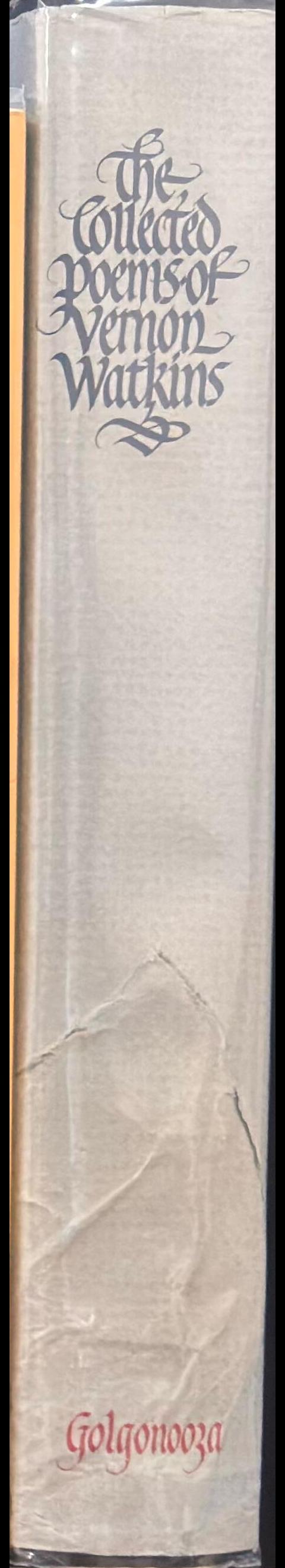 The collected poems of Vernon Watkins spine