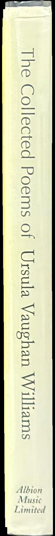 The collected poems of Ursula Vaughan Williams spine