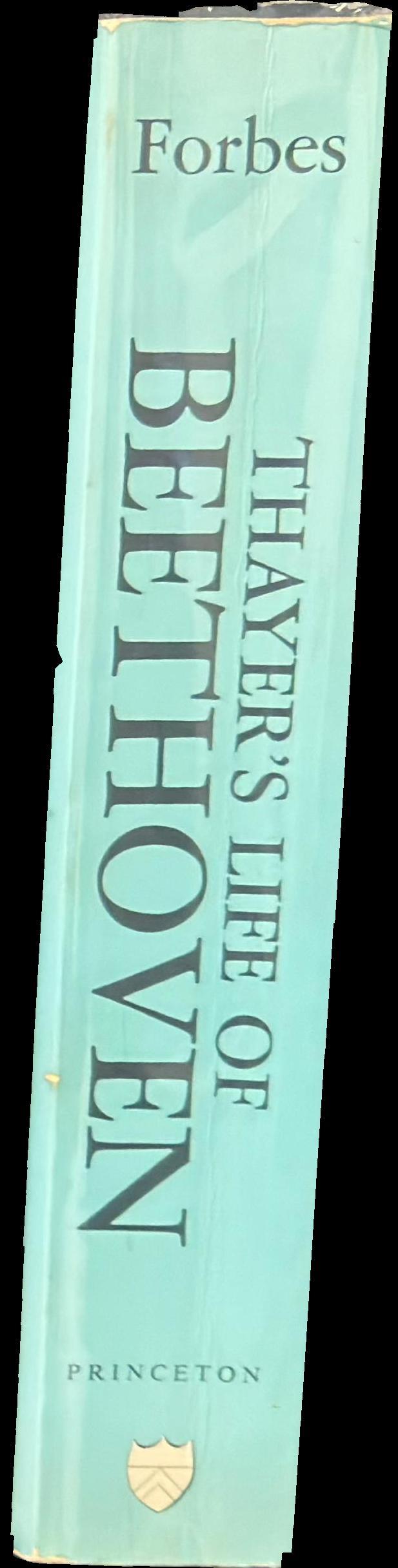 Thayer's life of Beethoven spine