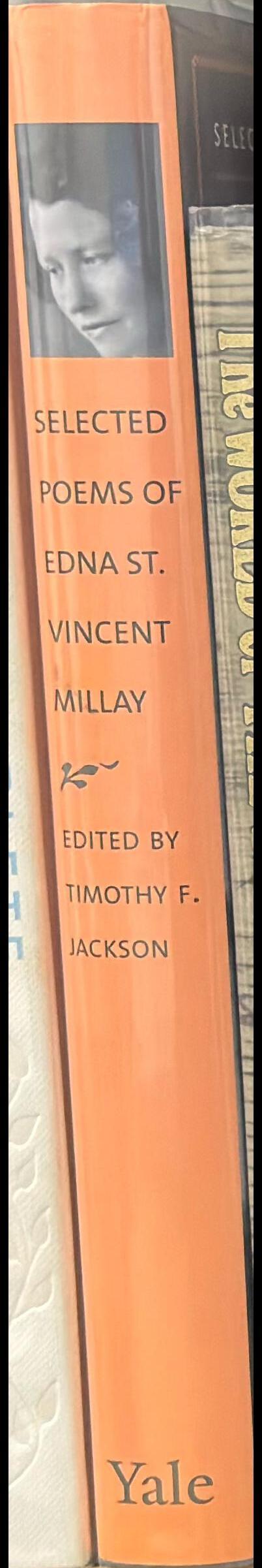 Selected poems of Edna St. Vincent Millay spine
