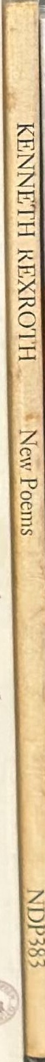 New poems spine