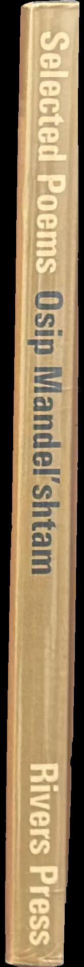 Selected poems spine