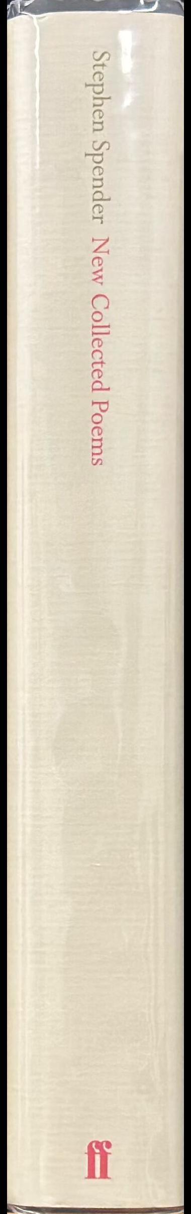 New collected poems spine