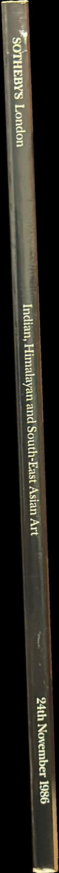 Indian, Himalayan and South-East Asian art : Monday 24th November 1986 / Sotheby's spine