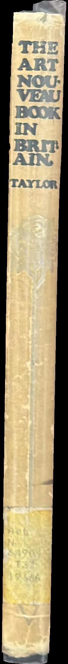 The art nouveau book in Britain spine