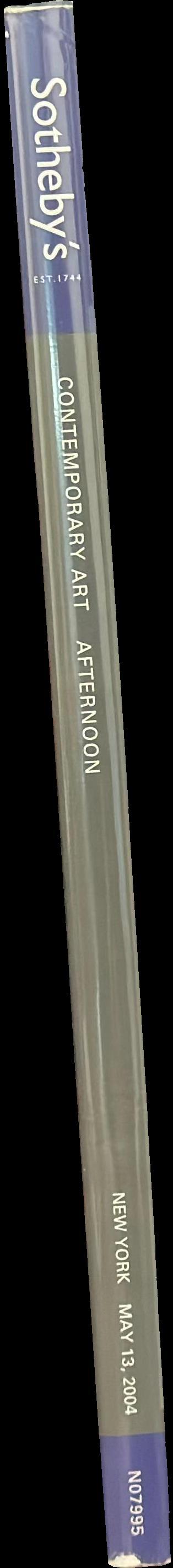 Contemporary art afternoon : New York, Thursday, May 13, 2004 / Sotheby's spine