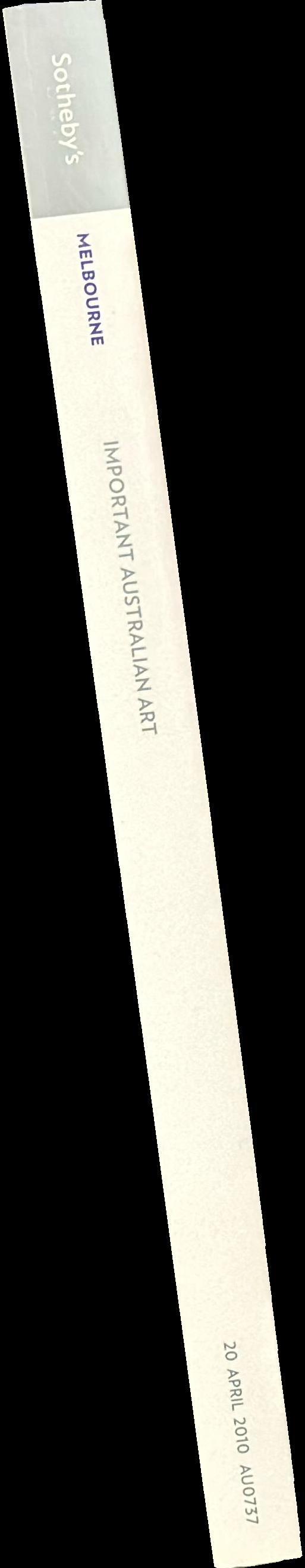 Important Australian art : auction in Melbourne, 20 April 2010 spine