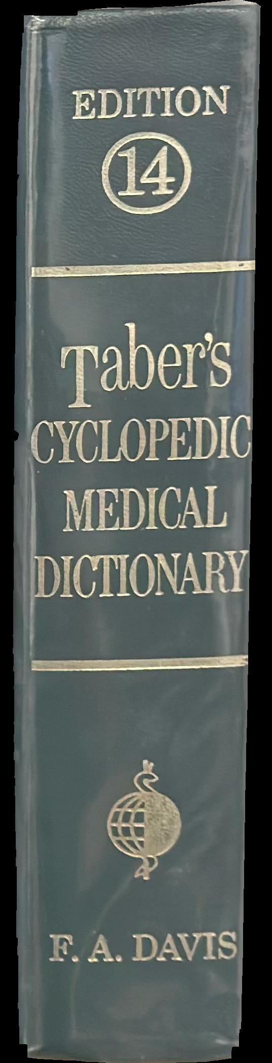 Taber's cyclopedic medical dictionary spine