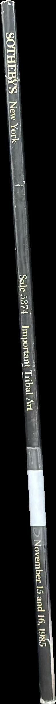 Important tribal art including African, Oceanic and American Indian art : Friday, November 15, 1985, Saturday, November 16, 1985 / Sotheby's spine