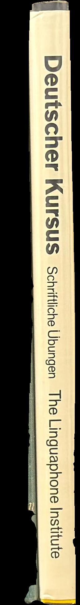 Deutscher kursus : schriftliche ubungen = German course : written exercises spine