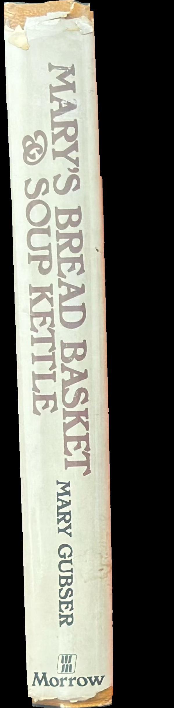 Mary's bread basket and soup kettle spine