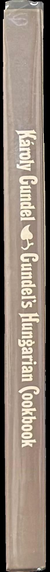 Gundel's Hungarian cookbook spine