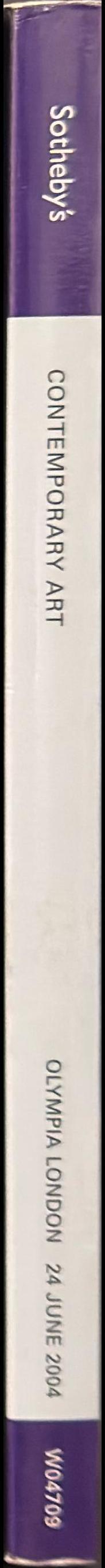 Contemporary art : auction, Thursday 24 June 2004 /Sotheby's spine