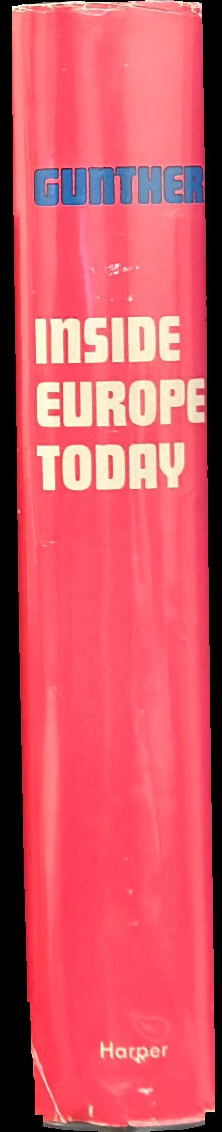 Inside Europe today spine