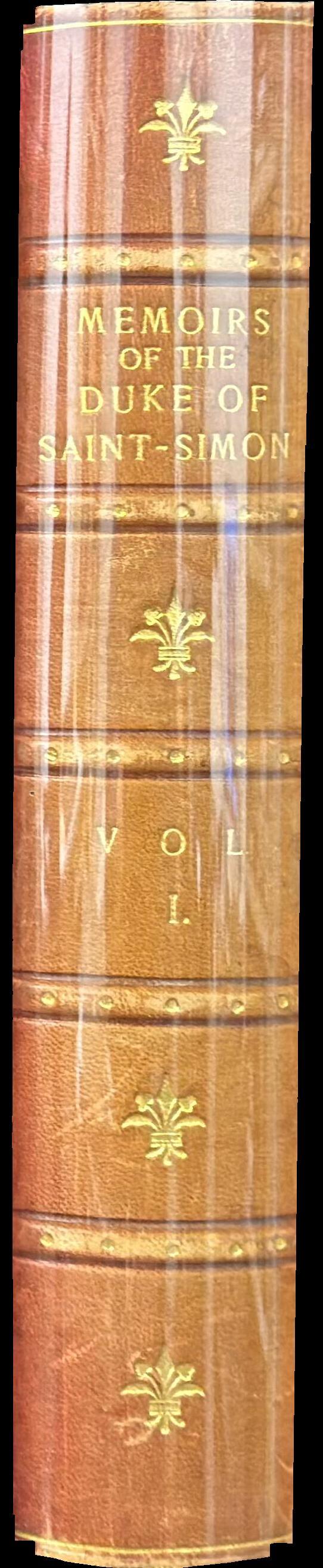 The memoirs of the Duke of Saint-Simon on the reign of Louis XIV and the regency : volume I spine
