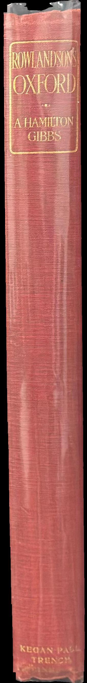 Rowlandson's Oxford spine