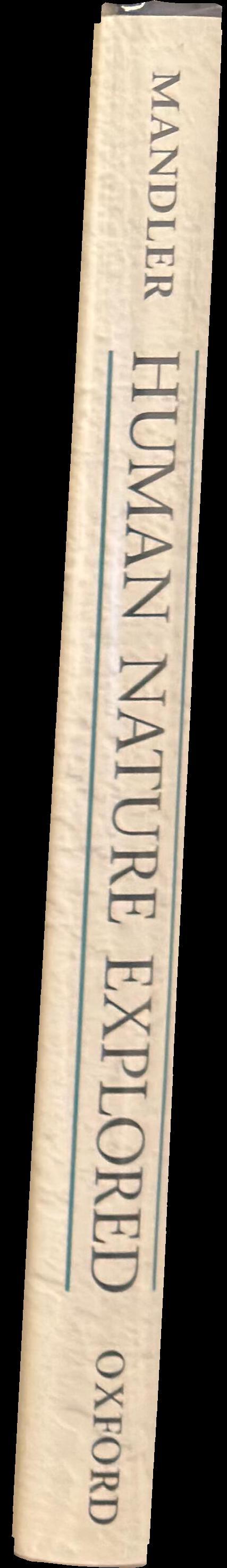 Human nature explored spine