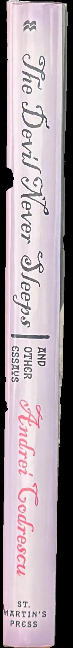 The Devil never sleeps and other essays spine