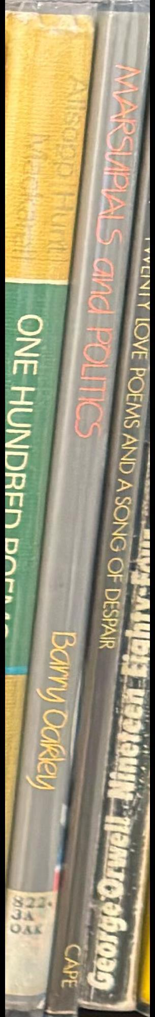 Marsupials and politics : two comedies spine