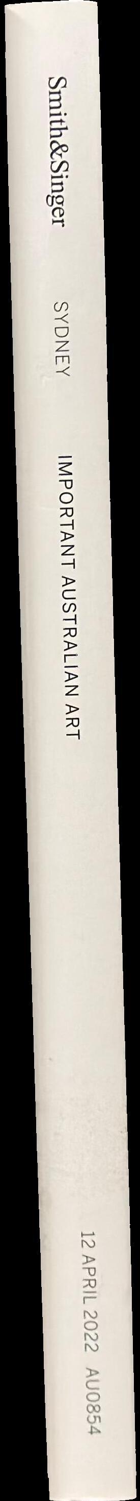 Important Australian art : auction in Sydney, 12 April 2022 spine