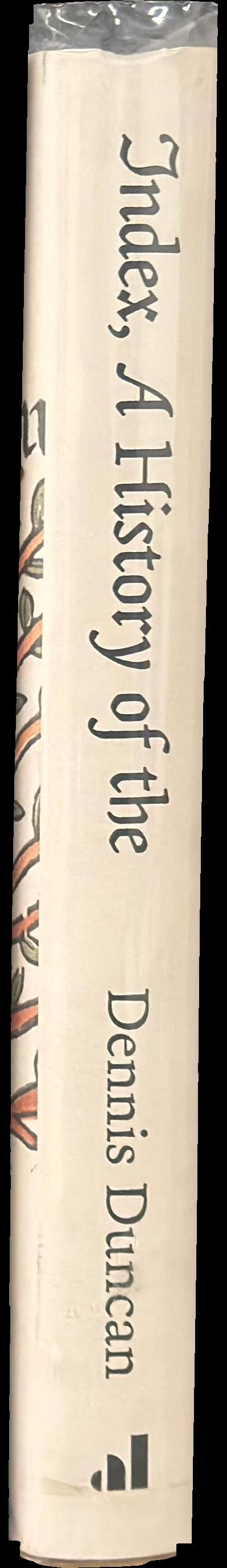 Index, a history of the : a bookish adventure spine