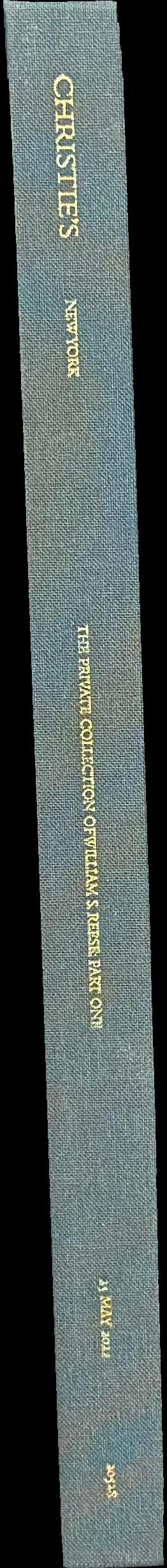 The private collection of William S. Reese : part one : Wednesday 25 May [2022] / Christie's spine