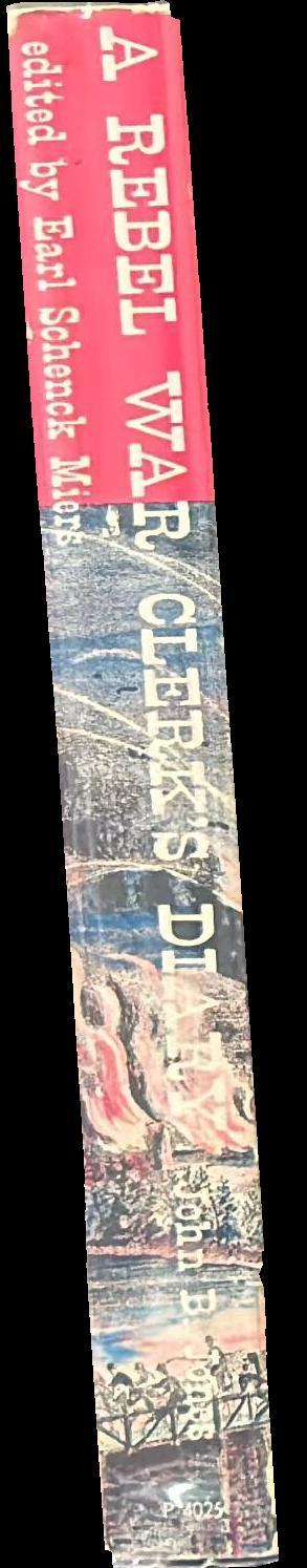 A rebel war clerk's diary spine