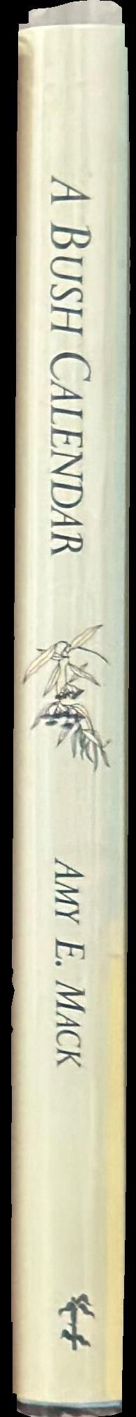 A bush calendar spine