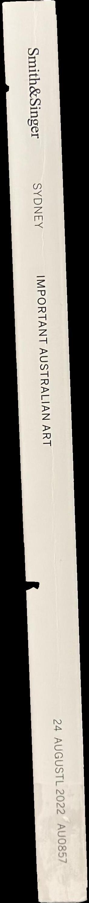 Important Australian art : auction in Sydney, 24 August 2022 spine
