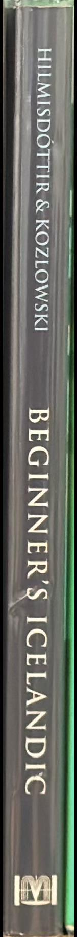 Beginner's Icelandic spine