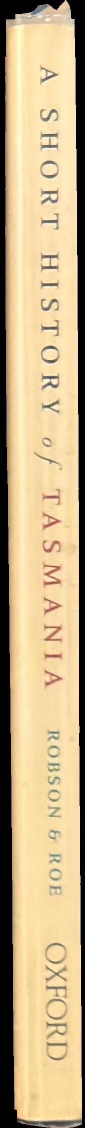A short history of Tasmania spine