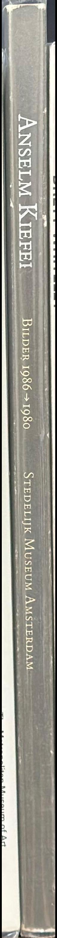 Anselm Kiefer : bilder 1986-1980 spine
