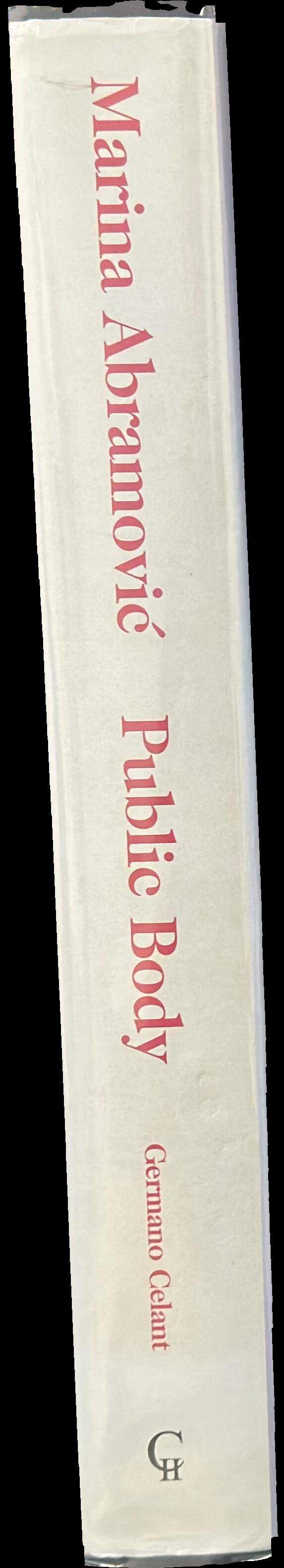 Marina Abramovic : public body : installations and objects 1965-2001 spine
