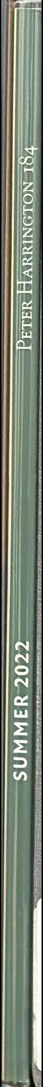 Summer 2022 : catalogue 184 spine