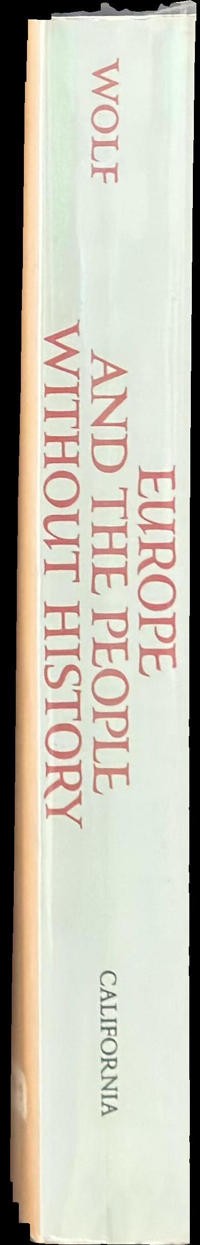 Europe and the people without history spine