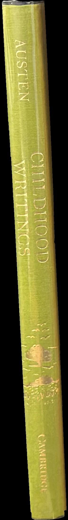 Childhood writings spine